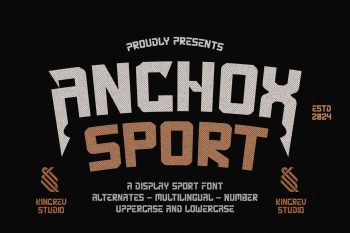 display sport font