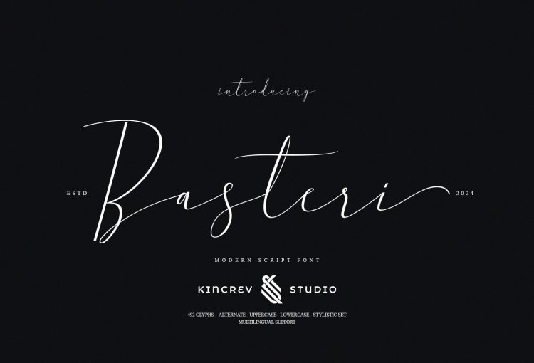 Modern Script Font