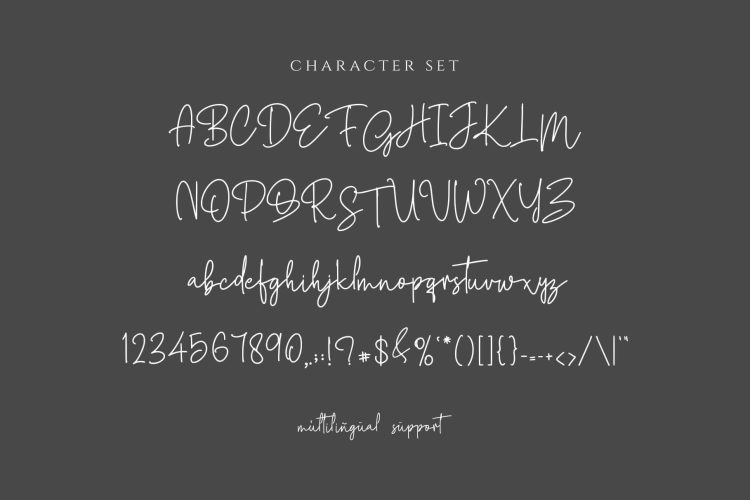 modern script font