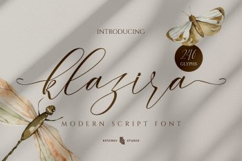 modern script font