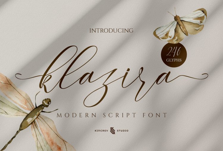 modern script font