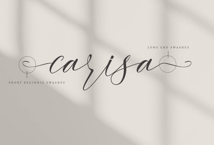 modern script font