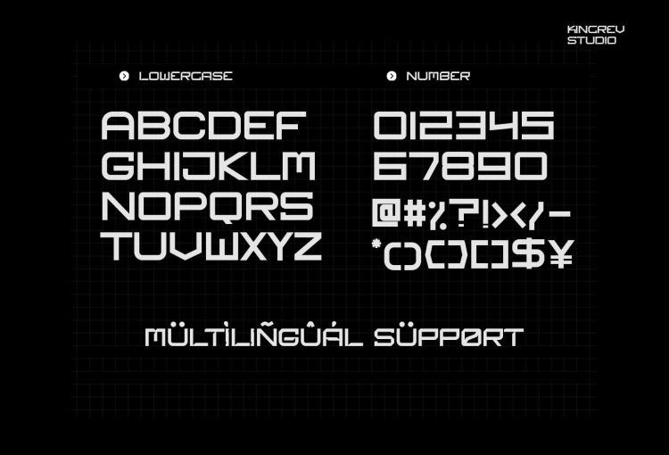 Techno Font