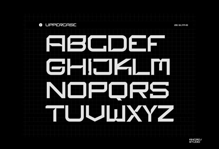 Techno Font